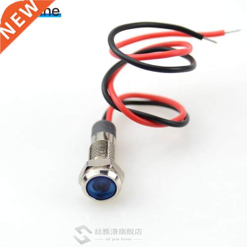 IP67 Waterproof LED Metal Warning Indicator Light 6mm Pilot
