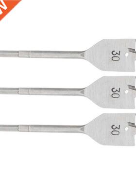 cutter 3Pcs Flat Wood Drill Bit Set Spade Boring Woodworking