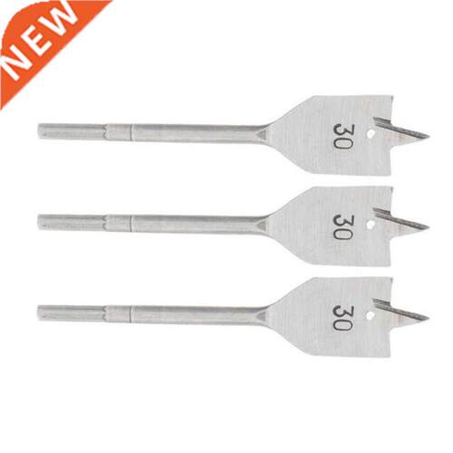 cutter 3Pcs Flat Wood Drill Bit Set Spade Boring Woodworking