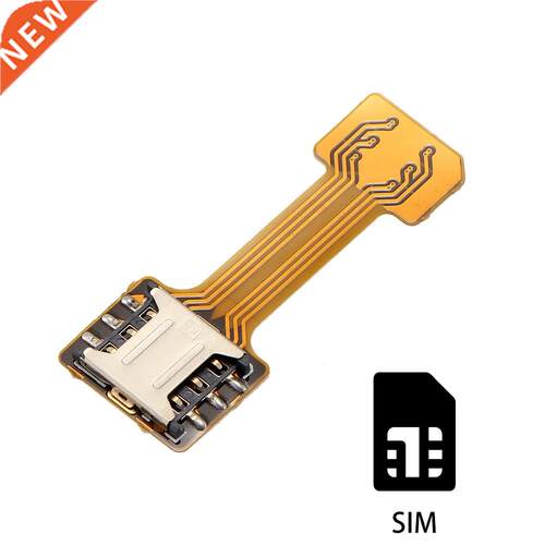 Hybrid Double Dual SIM Card Micro SD Adapter for Android Ext