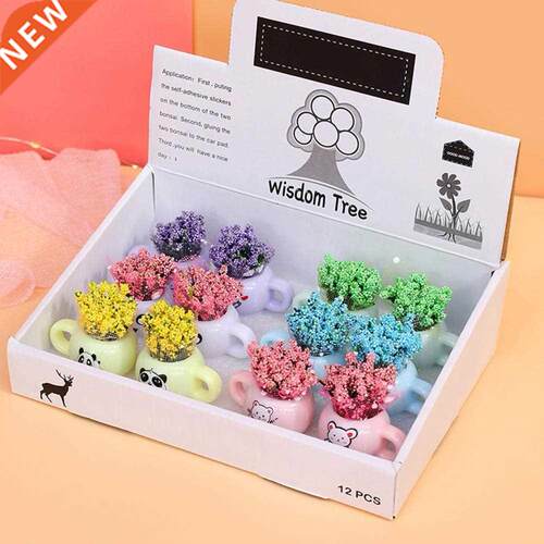 1 Set Artificial Potted Plant Fadeless No Watering Plastic