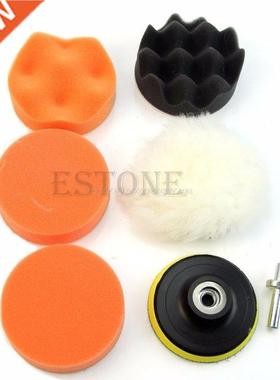 7 Pcs/set  inch Buffing Pad Auto Car Polishing Wheel Kit Bu
