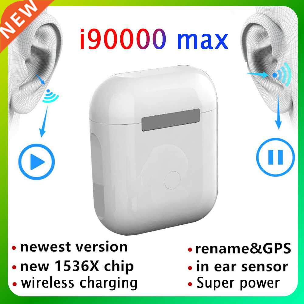 I90000 Max Tws 1:1 GPS Rename 2nd Tws Wireless Bluetooth