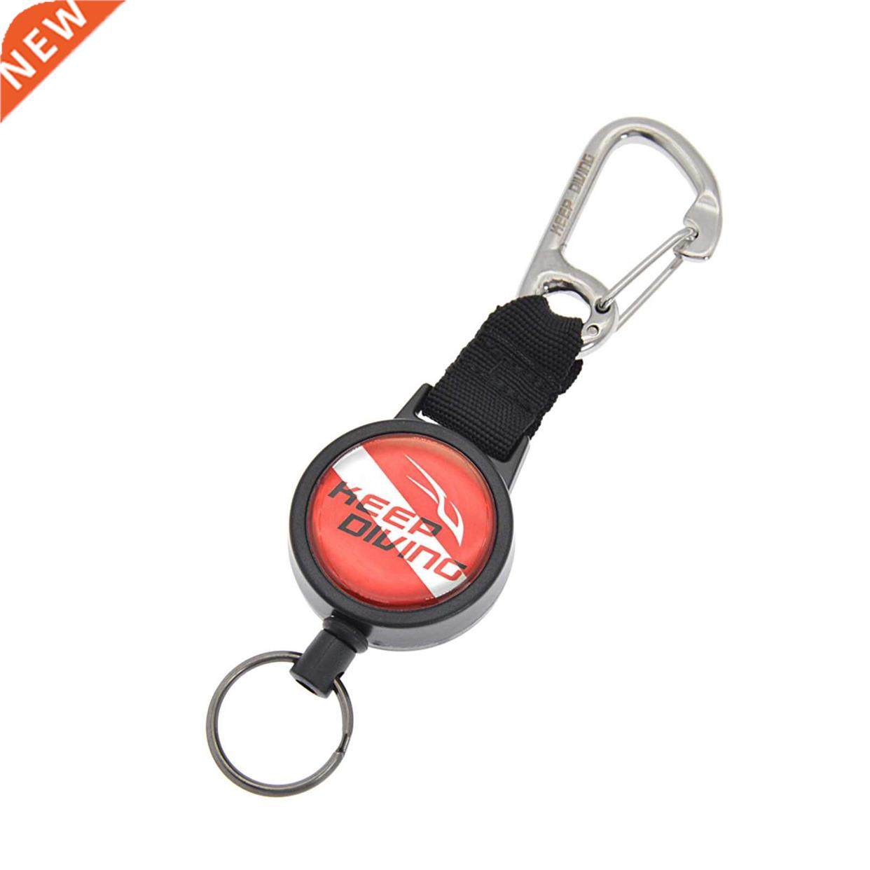 Resilience Wire Rope Elastic Keychain Recoil Sporty