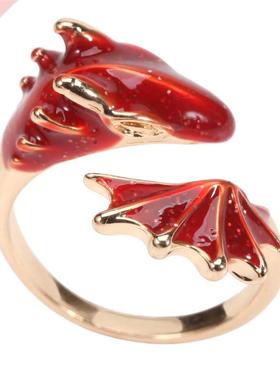 Dragon Rings Punk Viking Animal Snake Adjustable Finger Ring