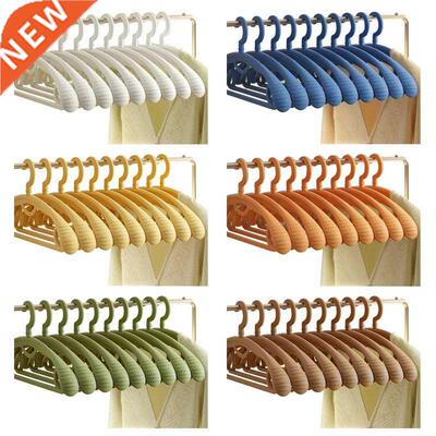 10pcs Plastic Hangers for Clothes Seamless Clothing Drying R