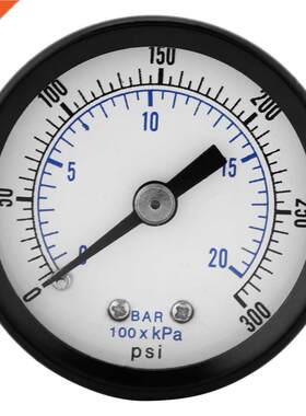 Mini Pressure Gauge For Fuel Air Oil Liquid Water 0-20bar /