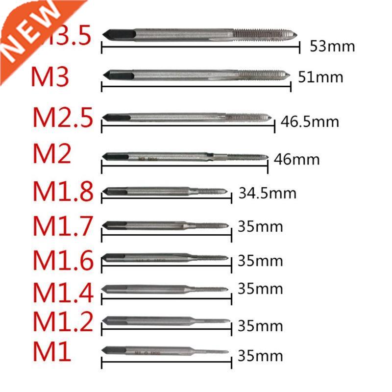 12pcs Mini Hand Screw Taps Thread Wire Tapping Threading Tap