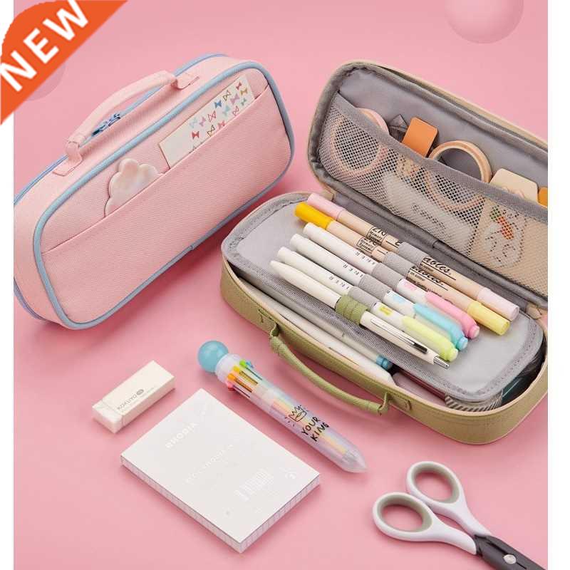 Angoo Handbag style Pen Pencil Bag Case Nice Color Washable