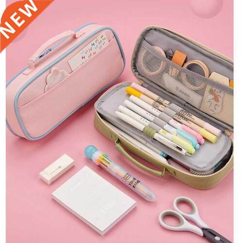 Angoo Handbag style Pen Pencil Bag Case Nice Color Washable