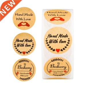Inch 100 With Love Label Handmade 500pcs Stickers Wedding