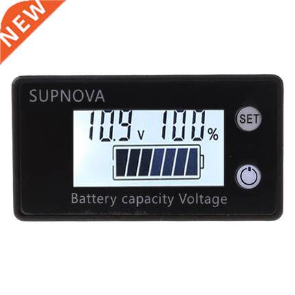 Lithium Voltmeter Voltage Gauge Car Motorcycle 12V 24V 48V 7