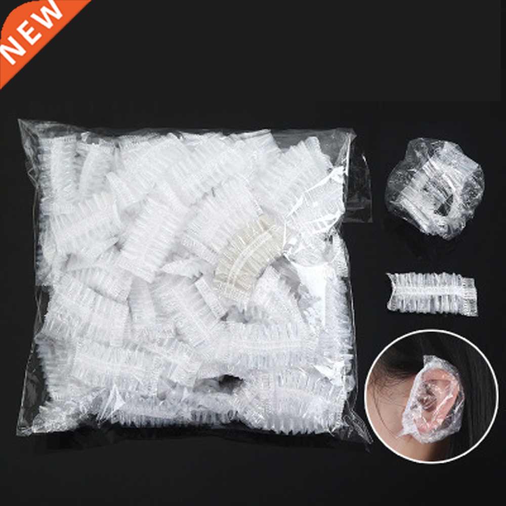 100pcs Disposable Ear ver Waterproof Ear Protector for Hair
