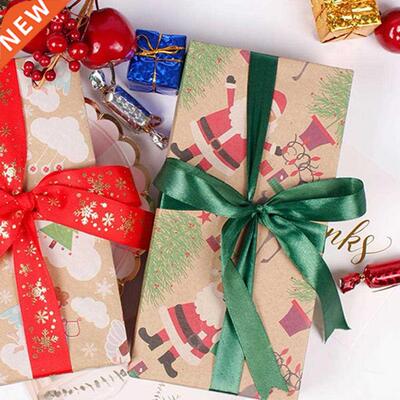 10 Sheet Crft Pper Christms Style Wrpping Pper Beutifu