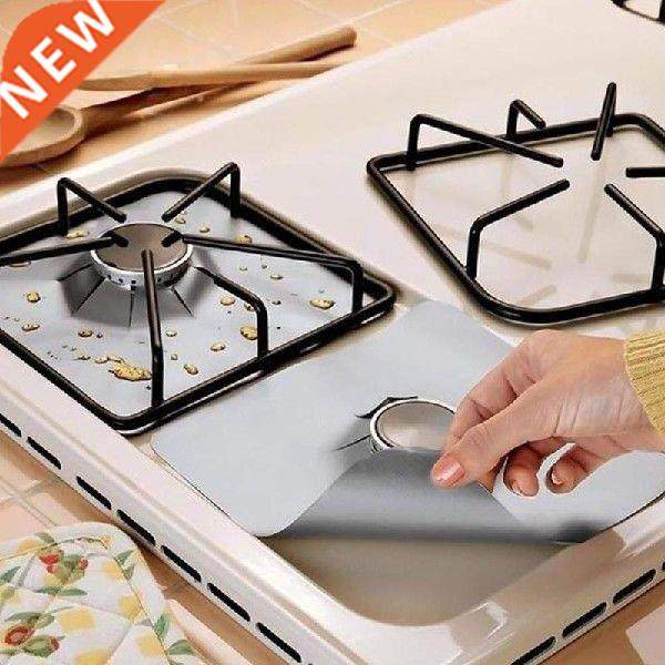 1/2/4PCS Gas Stove Protector Cooker cover liner Clean Mat