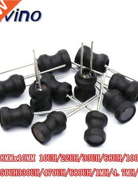 10pcs/Lot Power Inductor 8x10mm 10uh 22uh uh 47uh 68uh 100