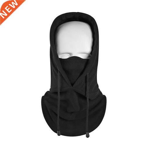 Ski Winter Warmer Hats Men Women Hood Cap Adjustable Fleece