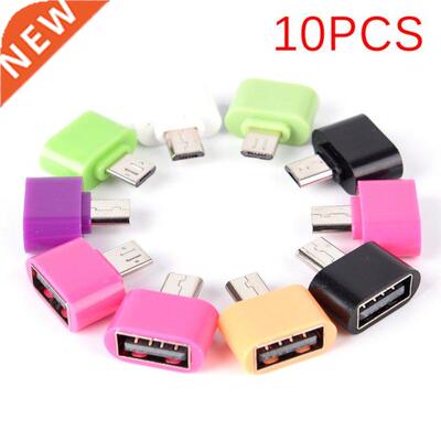 10pcs/lot Standard Micro USB To USB OTG Mini Adapter Convert