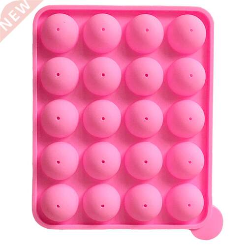 20 Holes Round Lollipop Silicone Mold Baking Spherical