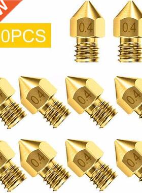 10/20Pcs 3D Printer Nozzle Accessory MK8 0.4mm Extruder