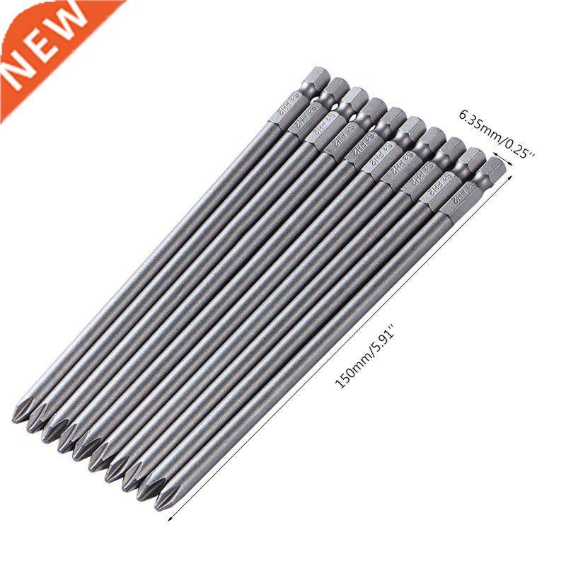 10PCS 1/4'' 150MM Length S2 Steel Magnetic S