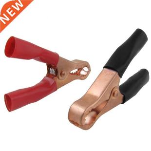 black alligator long and test clip clamp red