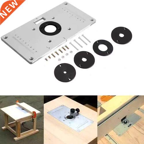 Carpintería Router Table Insert Plate Aluminum Alloy