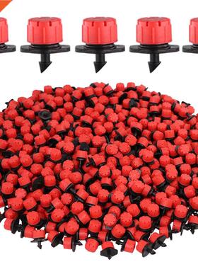 0-1000PCS 4/7mm Garden Irrigation Nozzle Adjustable Dripper