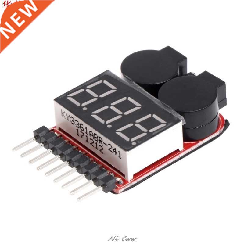 1-8S Lipo/Li-ion/Fe batterie de bateau RC 2 en 1 testeur LED