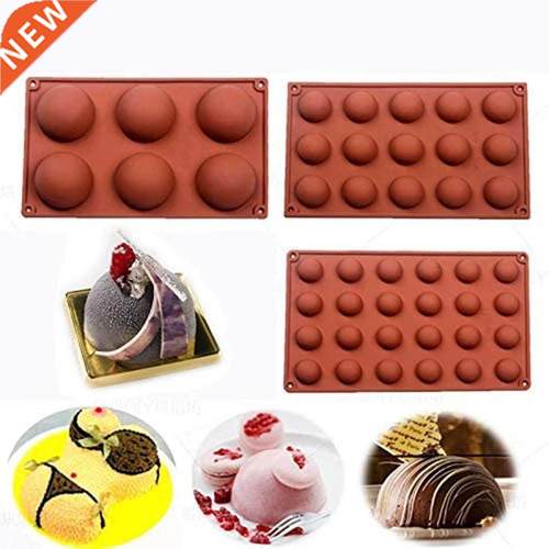 DIY Creative Half Sphere Circle Silicone Chocolate Cupcake C