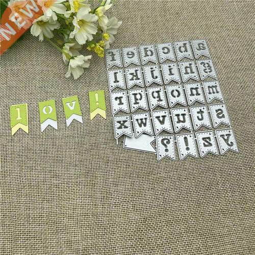 mold Letter symbol banner Metal Cutting Dies Stencils For DI