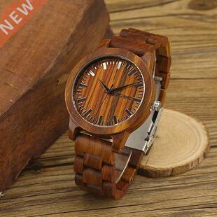 relogio masculino BOBO BIRD Wooden Men Wood Male Quartz Wr