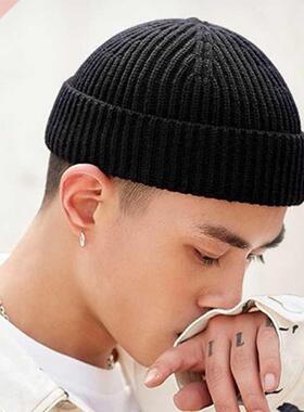 Men Fashion Knitted Hats Boy Skullcap Male Beanie Winter Ret