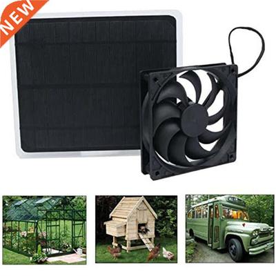 10W Solar Powered USB Fan Mini Ventilator For Greenhouse Pet