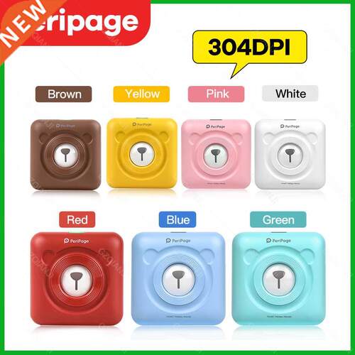 PeriPage A6 304 DPI Mini Portable Bluetooth Photo Printer Po
