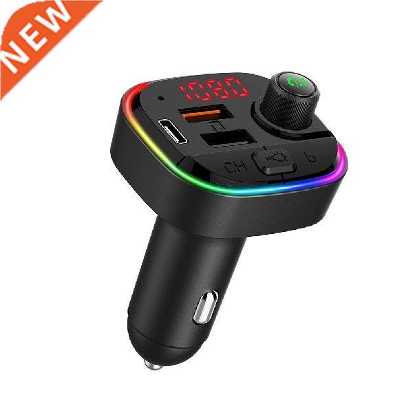 Bluetooth 5.0 FM Transmitter QC3.0+PD Fast USB Charger