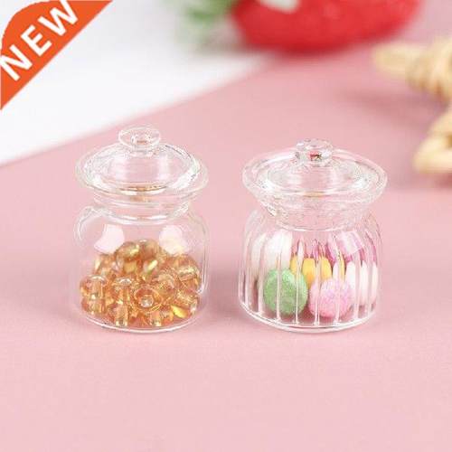 1PCS Classic 1/12 Scale Miniature Dollhouse Glass Candy Jar