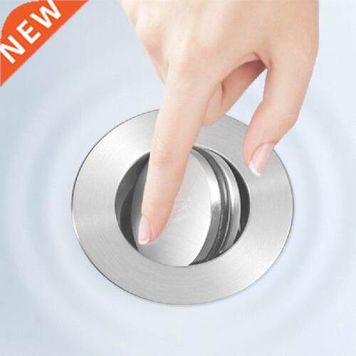 Universal sink Flip plug Seal water stopper round steel