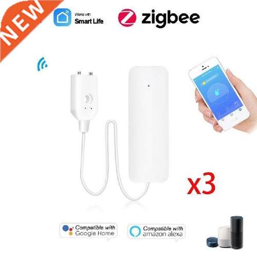Zigbee Tuya Smart Wifi Water Leak Sensor Detector Alarm