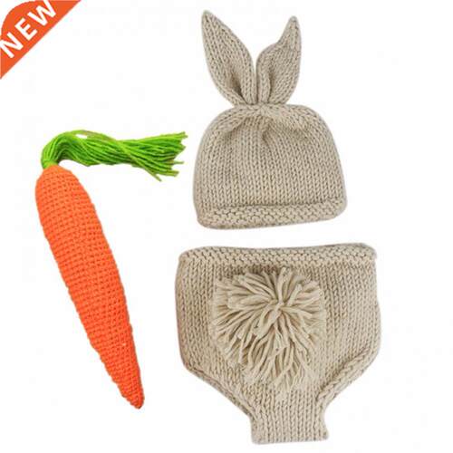 1Set Rit Bunny Hats Knitted Handmade Crochet Clothing Inf