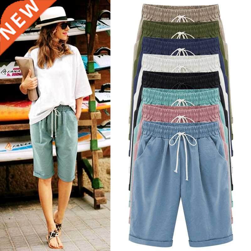 Summer Female Five Pants Thin Outer Wear Pants Women Slacks