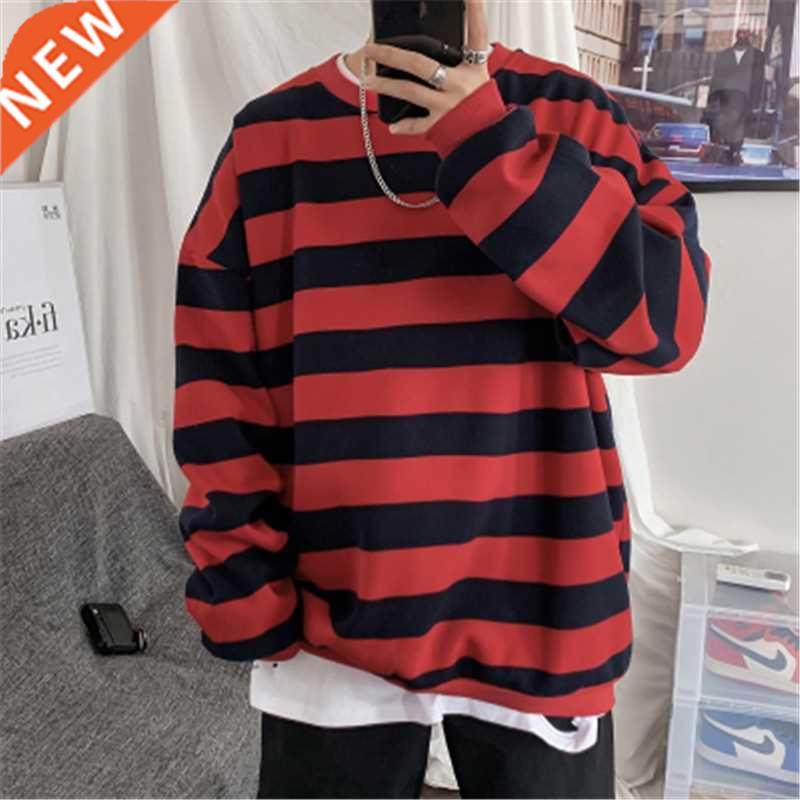 2022 Spring Men Classic Striped Hoodies Mens Hip Hop Sreetwe