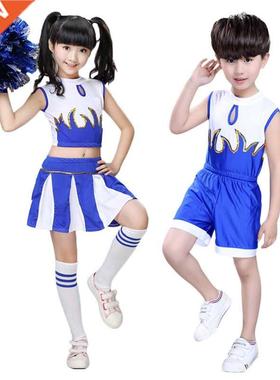 Children Kids Girls Cheerleader Costume School Child Cheer C