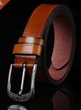 Men's new leisure super fiber retro fashion needle buckle pa