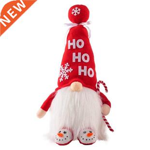 14 Lighted Christmas Gnome Handmade Plush Scandinavian Swed