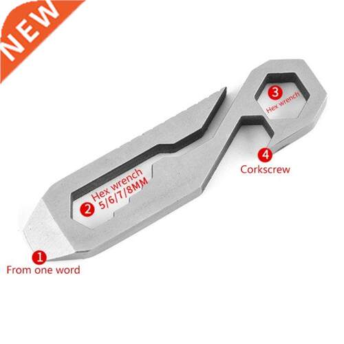 Multi-Function Wrench Tool Stainless Steel 8-in-1 Outdoor Co