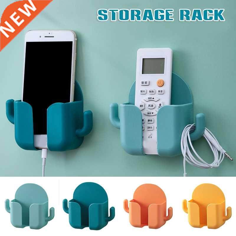 Wall Mount Remote Holder with Rest Slot & Hanger