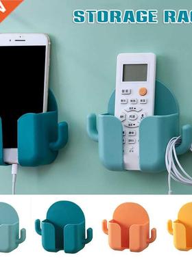 Wall Mount Remote Holder with Rest Slot & Hanger