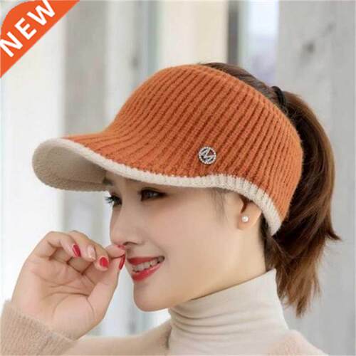 2021 Hats For Women Autumn Winter Sports Empty Top Caps Fema