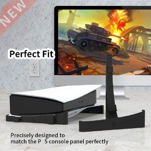 2pcs/Set Horizontal Game Disc Storage Stand for PS 5 DE/UHD